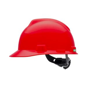 CASCO MSA V-GARD ROJO