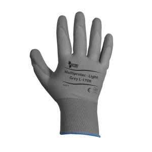 GUANTE MULTIPROTEC FLEX LIGHT PU NEGRO L-1700 T/8